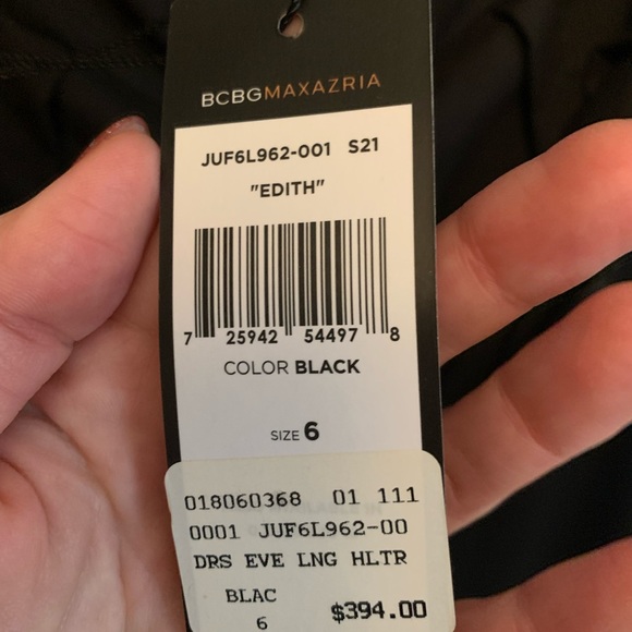 BCBG Max Azria Edith dress - black size 06 - Picture 6 of 7